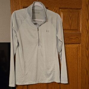 Under Armour Light Gray Long Sleeve Tee